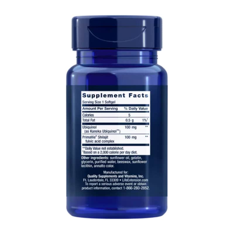 Ubiquinol CoQ10 & Shilajit – 100 mg : 100 mg Antioxidants Next Valley 3